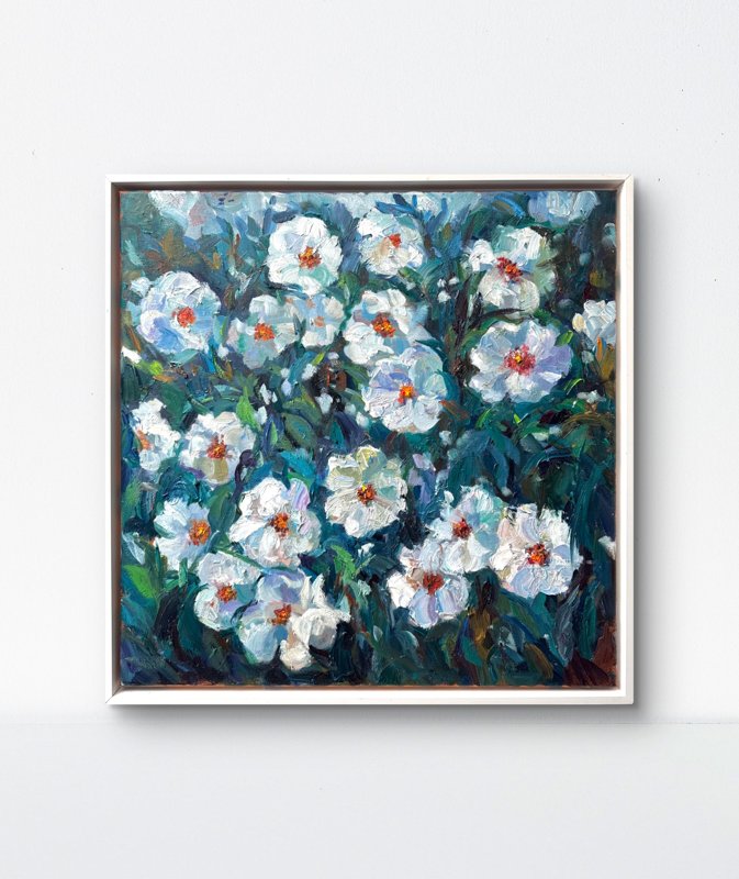 Twixt Spring'S Silence 2 Oil On Canvas 20X20